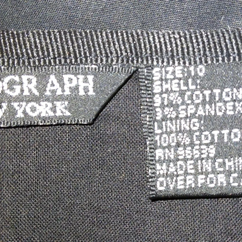 Autograph by New York black embroidery